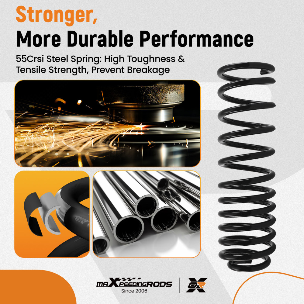 maXpeedingrods Front Springs compatible for Jeep Cherokee 1984-1996 Comanche 1986-1992