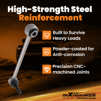 Rear LR Sway Bar End Links 1-3.5Inch lift For 2007-2021 compatible for JEEP Wrangler JKJL