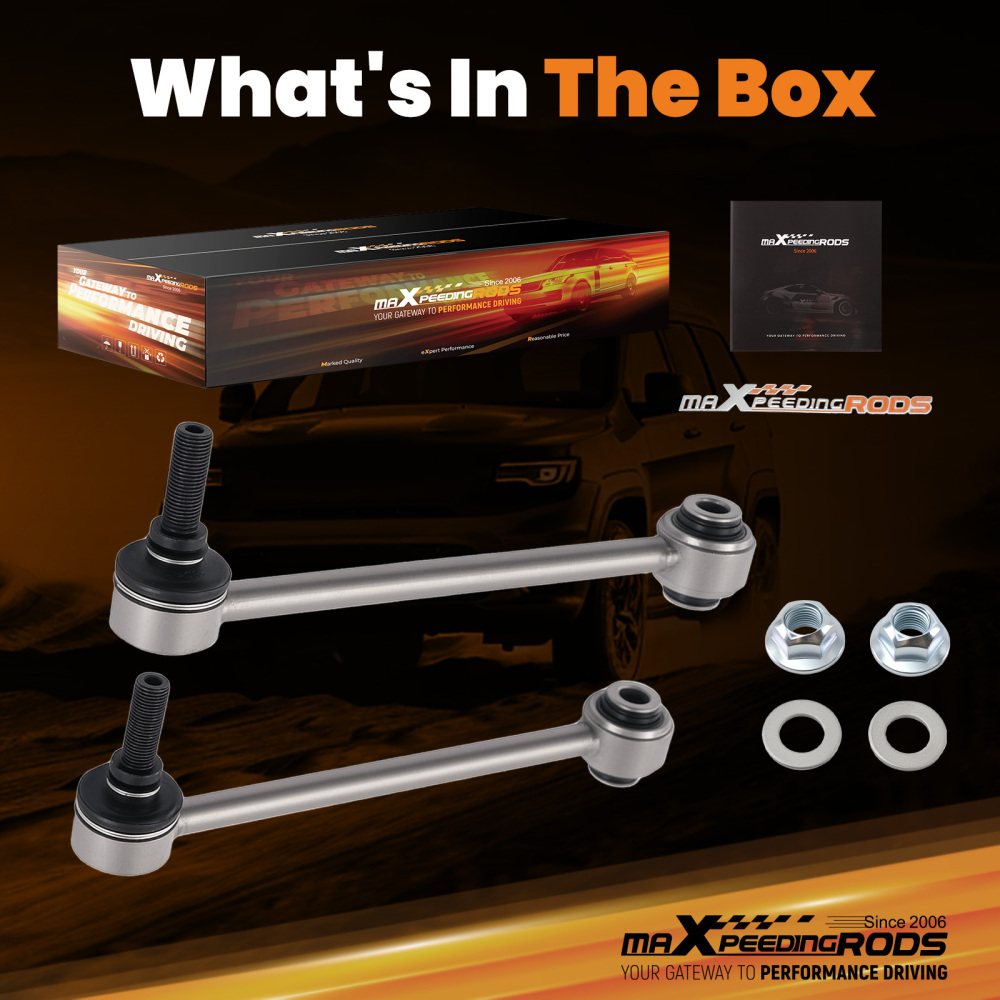 Rear LR Sway Bar End Links 1-3.5Inch lift For 2007-2021 compatible for JEEP Wrangler JKJL