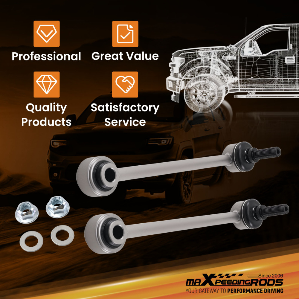 Rear LR Sway Bar End Links 1-3.5Inch lift For 2007-2021 compatible for JEEP Wrangler JKJL