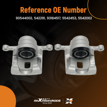 Front Left Brake Caliper compatible for Opel Vauxhall Astra MK IV G F70 F35 T98 90544002