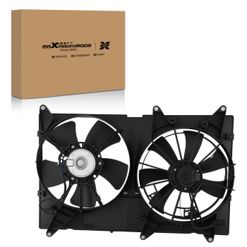 Dual Radiator Cooling Fan compatible for Toyota Highlander 2001-2007 1636328270 1671128290