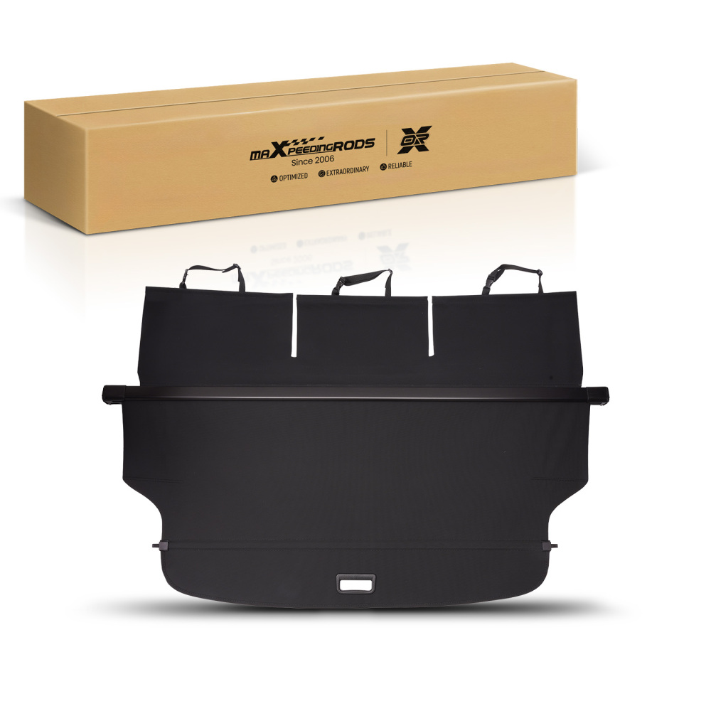 Black Boot Cover Shelf compatible for Ford S-MAX 2006-2014 6M21R55066 Parcel Shelf