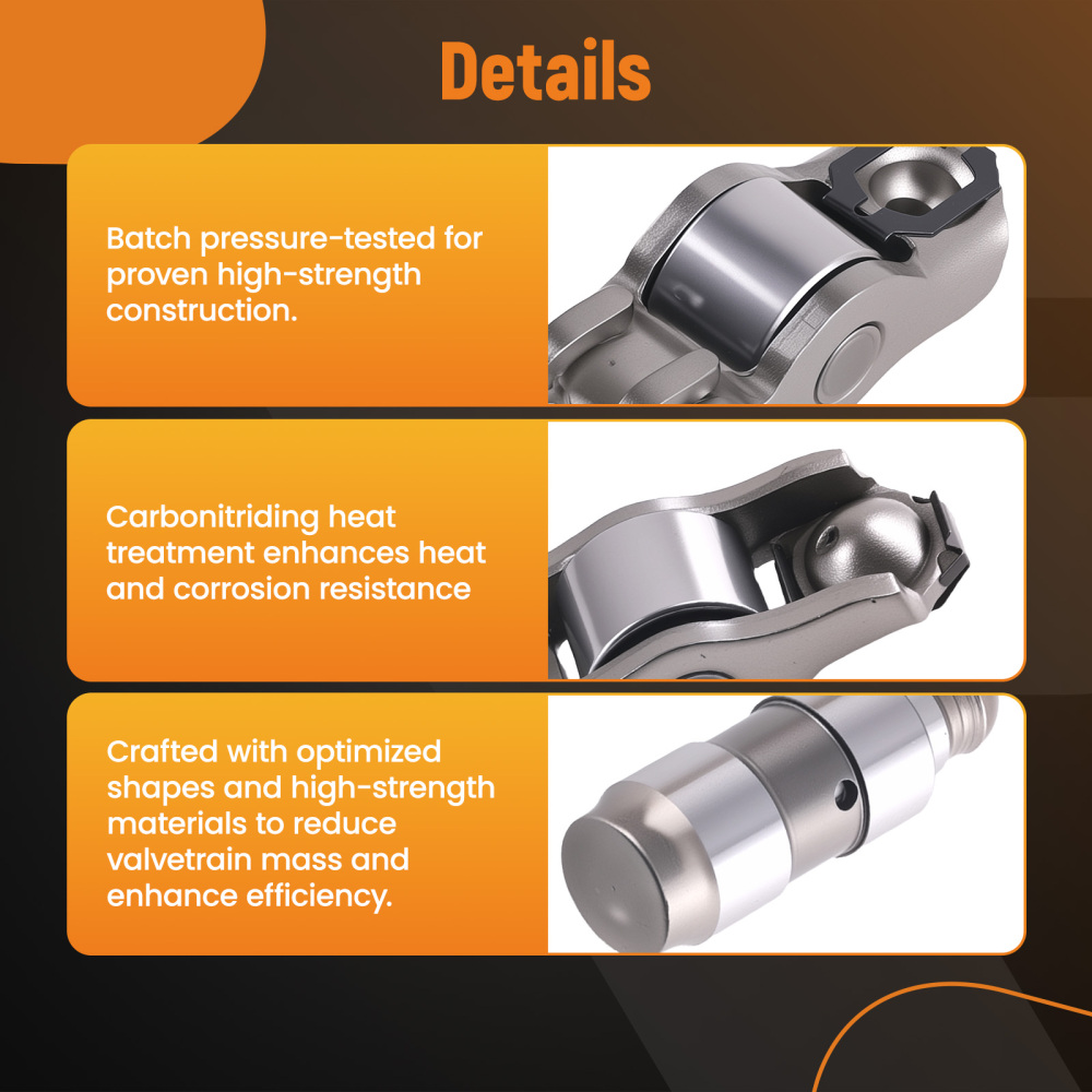 Rocker ArmsLifters Tappets compatible for Audi Compatible for Seat VW Skoda Golf Polo 1.4 1.6 16V