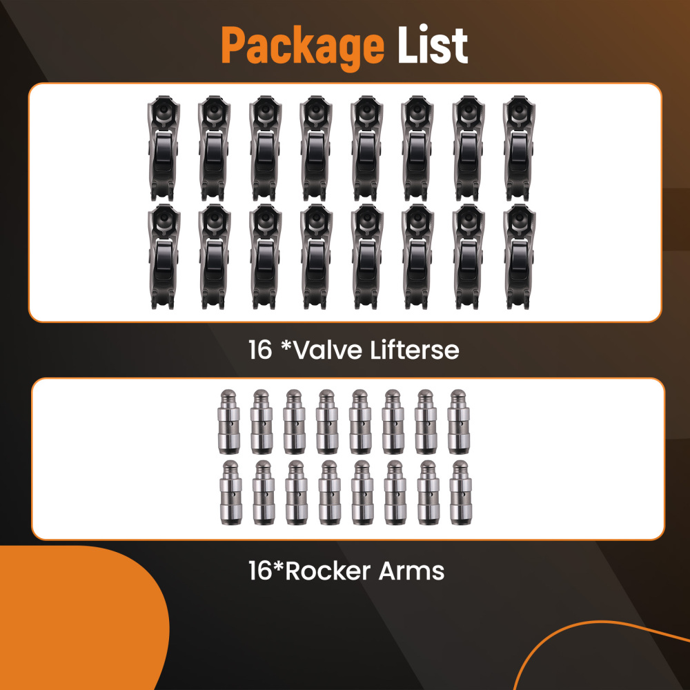 16x Rocker Arms16x Lifters compatible for Jaguar E-Pace F-Pace compatible for Land Rover AJ813303