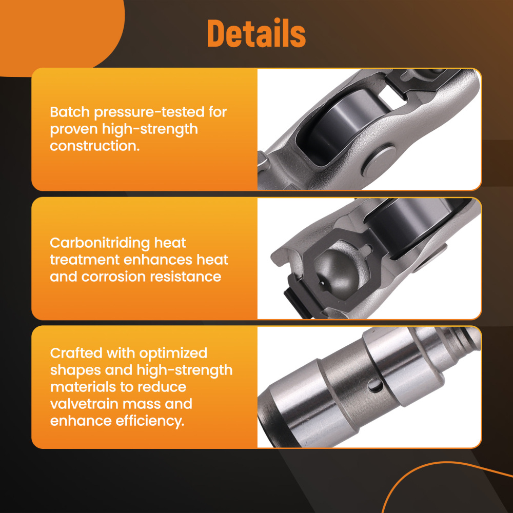 16x Rocker Arms16x Lifters compatible for Jaguar E-Pace F-Pace compatible for Land Rover AJ813303