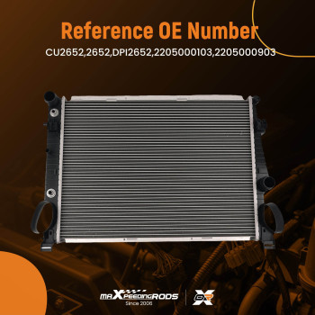 Aluminum Cooling Radiator compatible for Mercedes S600 SL600 2003-2006 2305000303