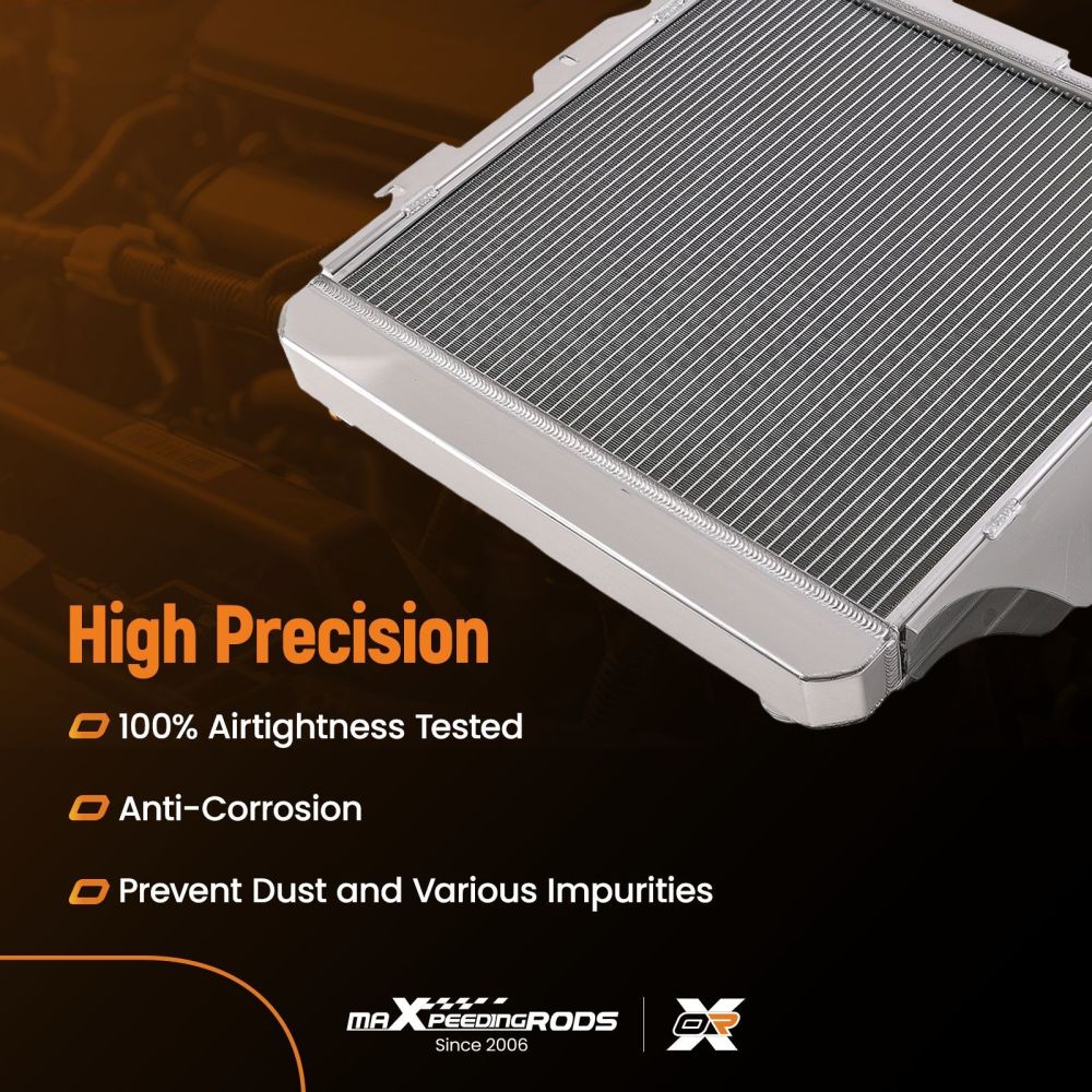 Aluminum 3 Row Radiator Fan compatible for Jeep Wrangler SE Sport X 1997-2006 CC2101 AT