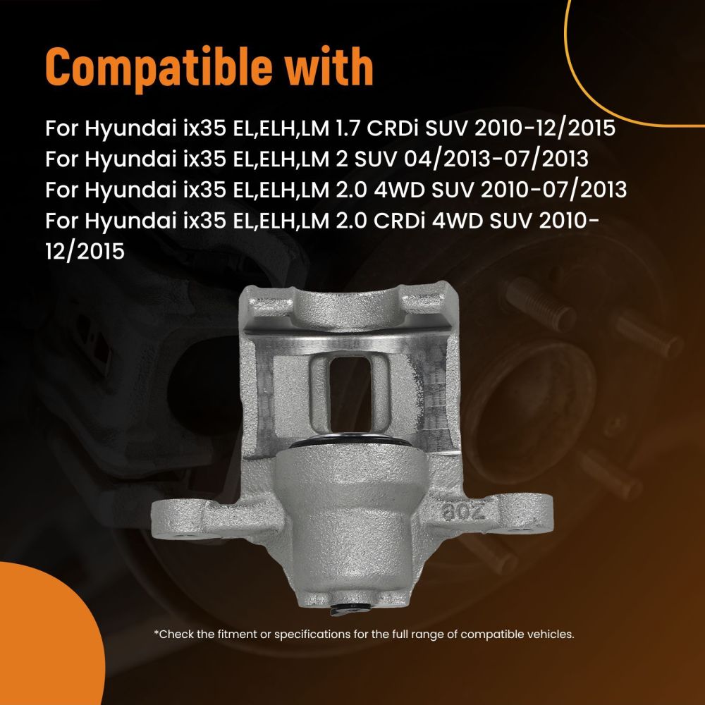 Rear Left Brake Caliper compatible for Hyundai Sonata VI ix35 compatible for Kia Sportage III 582102S300