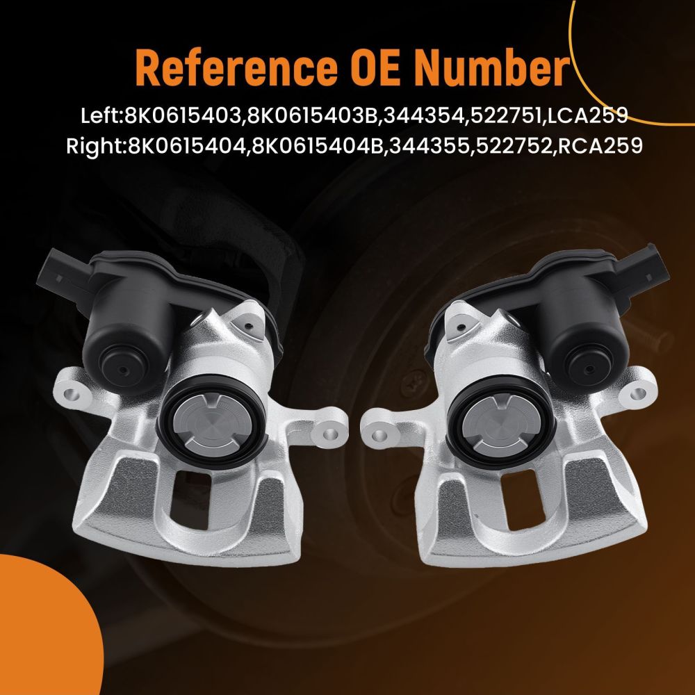 Pinzas de Freno Trasero L+R for Audi A4 B8 8KH 8K2 8K5 A5 8T3 8F7 8TA 8K0615403