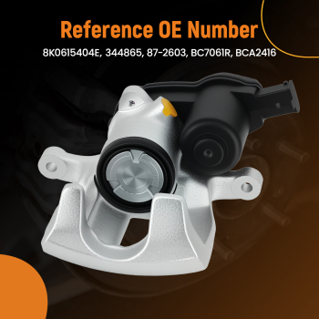 Electronic Brake Caliper Rear Right compatible for Audi A4 B8 A5 Coupe Q5 07-17 8K0615404E