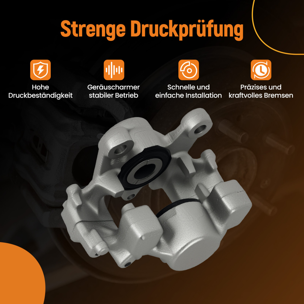 Rear Left Brake Caliper compatible for Mercedes-Benz CLK C209 CLC CL203 A0034237498 278mm