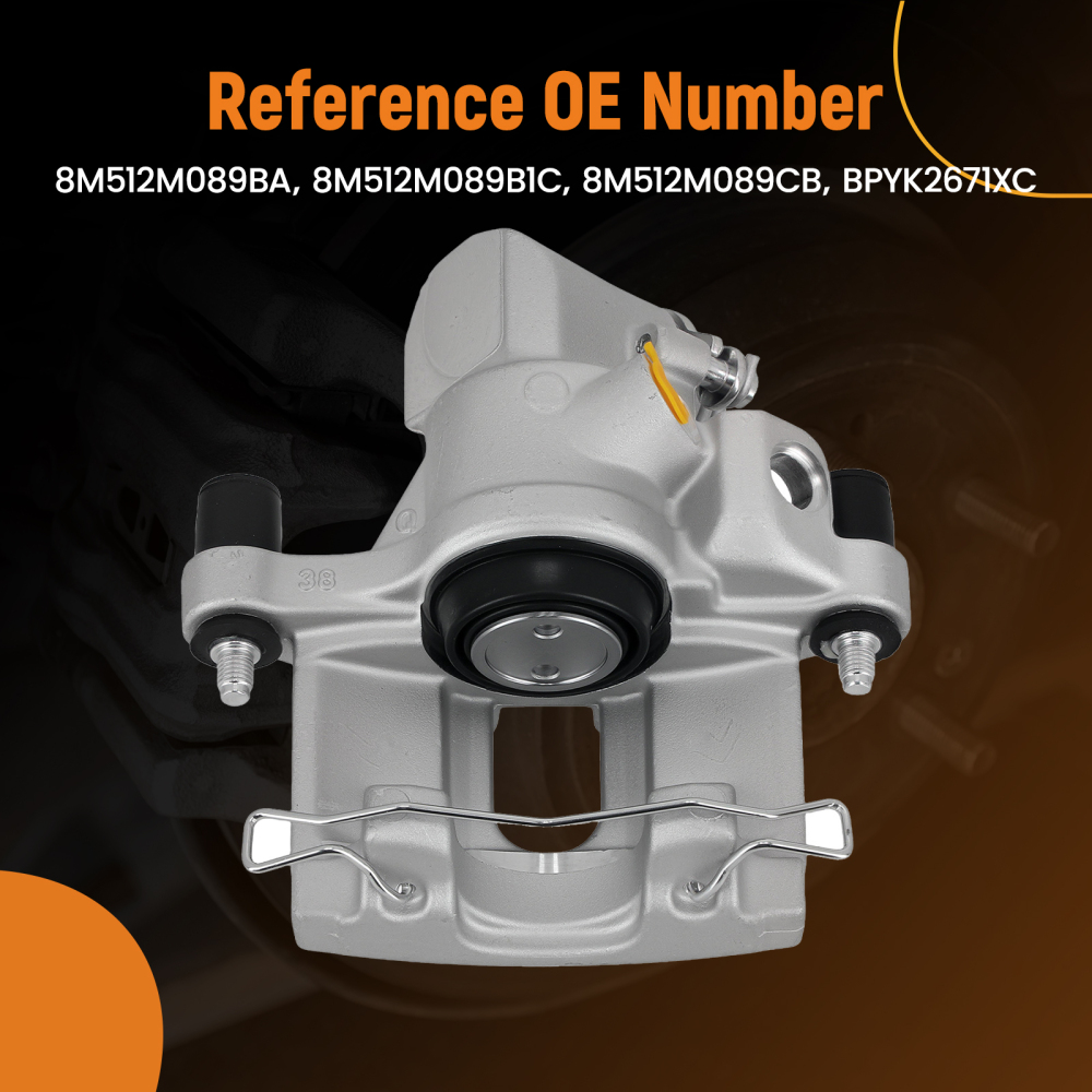 Rear Left Brake Caliper compatible for Ford C-Max MK II Focus Turnier MK III compatible for Volvo C30 38mm