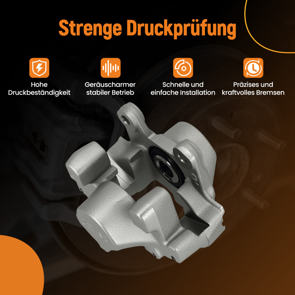 2x Pinza Freno Posteriore compatibile per Mercedes-Benz C-Klasse W203 CL203 S203 343693