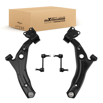 Front Lower Control Arms Sway Bar Links compatible for Ford Edge MKX 07-15 K620487 K620486