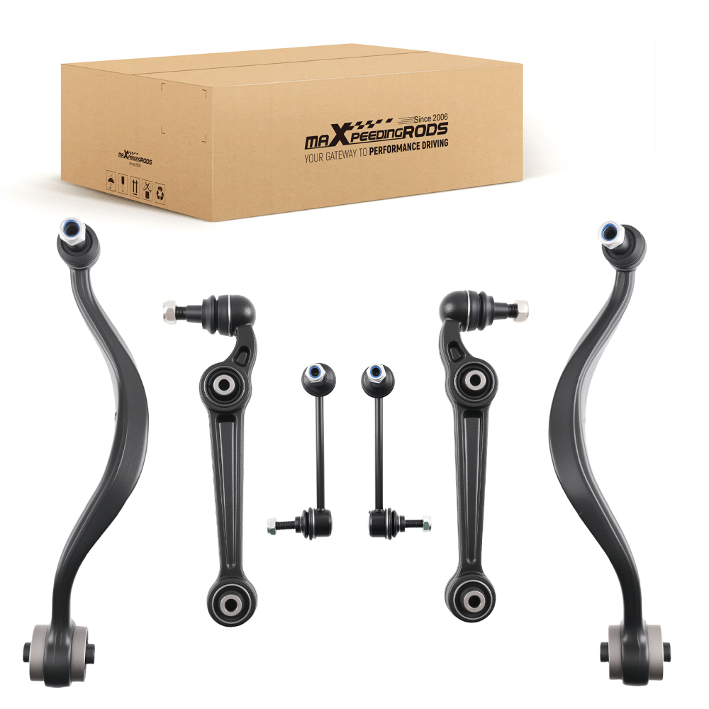 6x Front Lower Control Arms Sway Bar compatible for Ford Fusion compatible for Lincoln Zephyr Milan 06