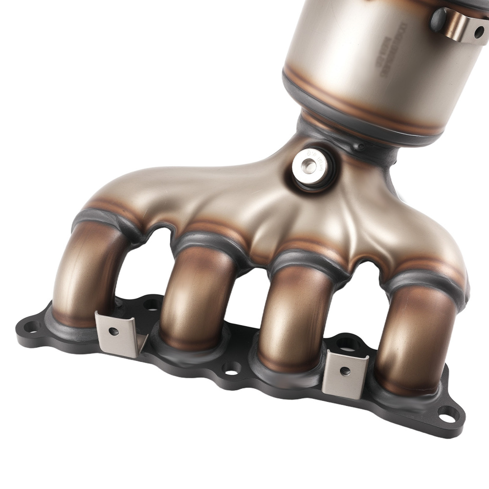 New Catalytic Converter W/Exhaust Manifold compatible for Ford Fiesta 1.6L 2011-2019 EPA