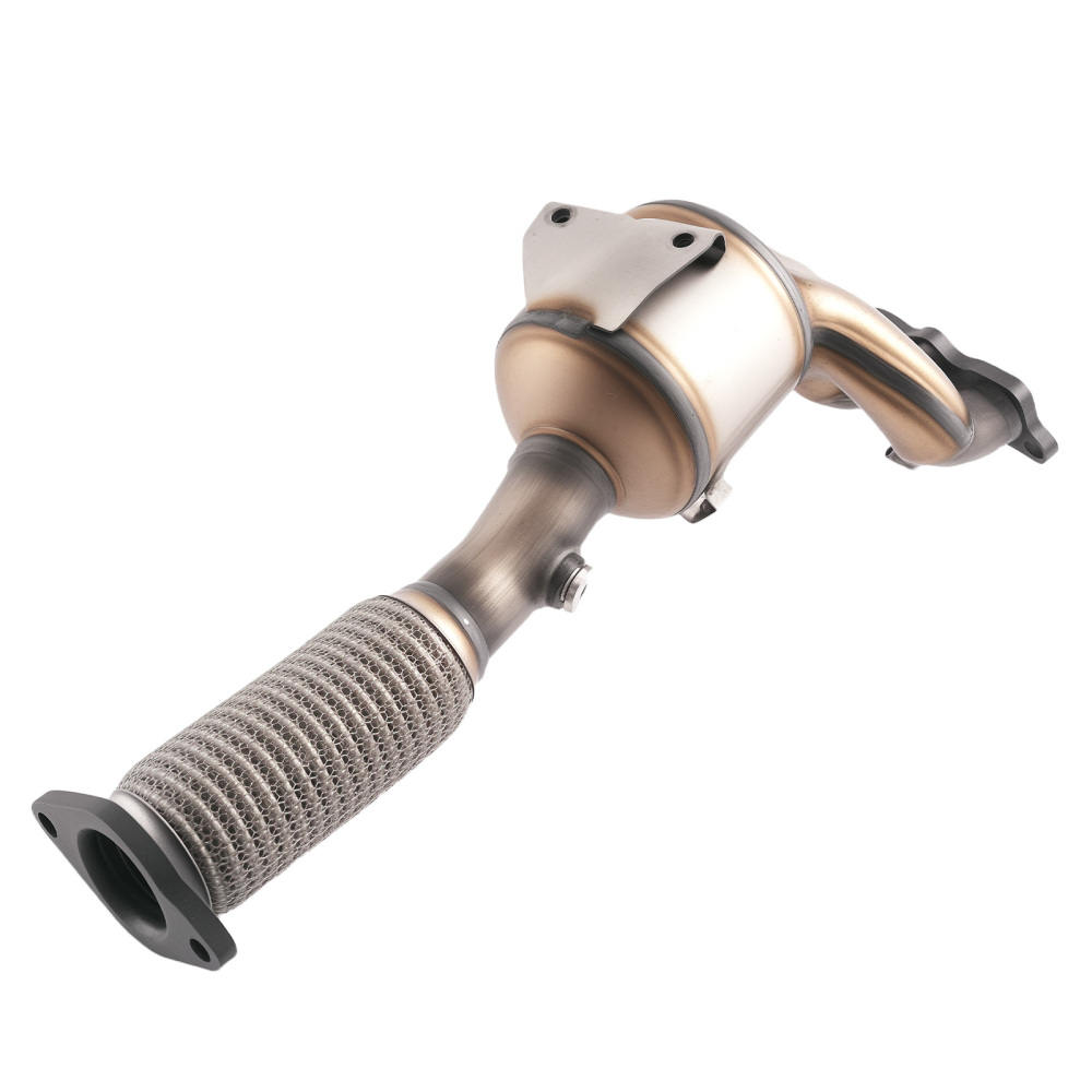 New Catalytic Converter W/Exhaust Manifold compatible for Ford Fiesta 1.6L 2011-2019 EPA