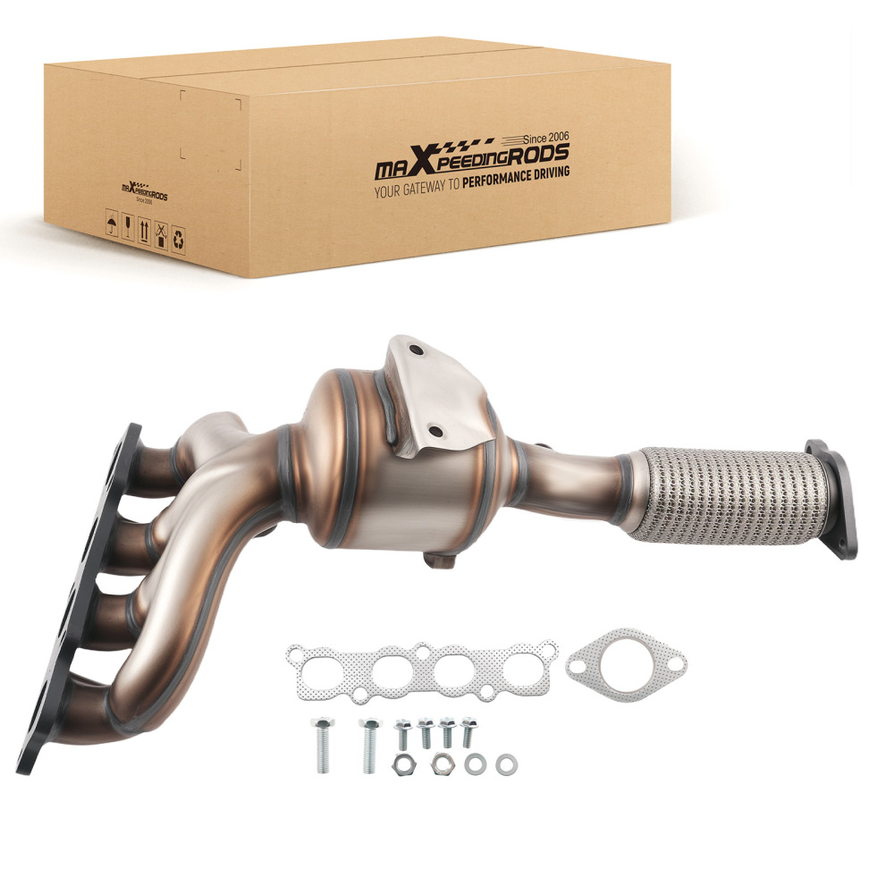 New Catalytic Converter W/Exhaust Manifold compatible for Ford Fiesta 1.6L 2011-2019 EPA