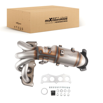 Exhaust Manifold Catalytic Converter compatible for Toyota RAV4 2.4L 2004 2005 Direct-Fit