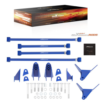 Rear Triangulated 4 Link Kit compatible for Chevrolet S10 1994-2004 Welded Brackets