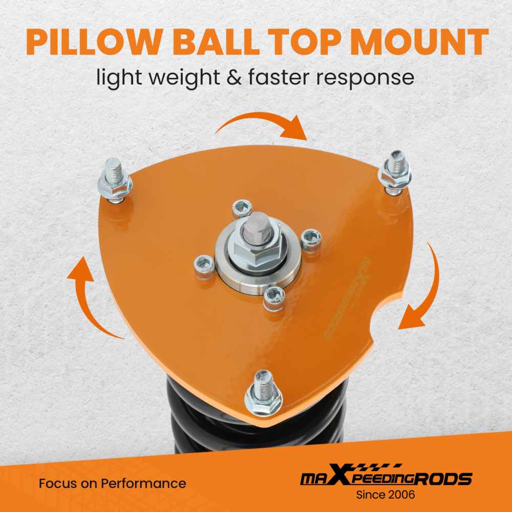 Full Coilovers Kits compatible for Nissan Altima L32A D32 compatible for Nissan maxima coilovers A35 With Camber Plate