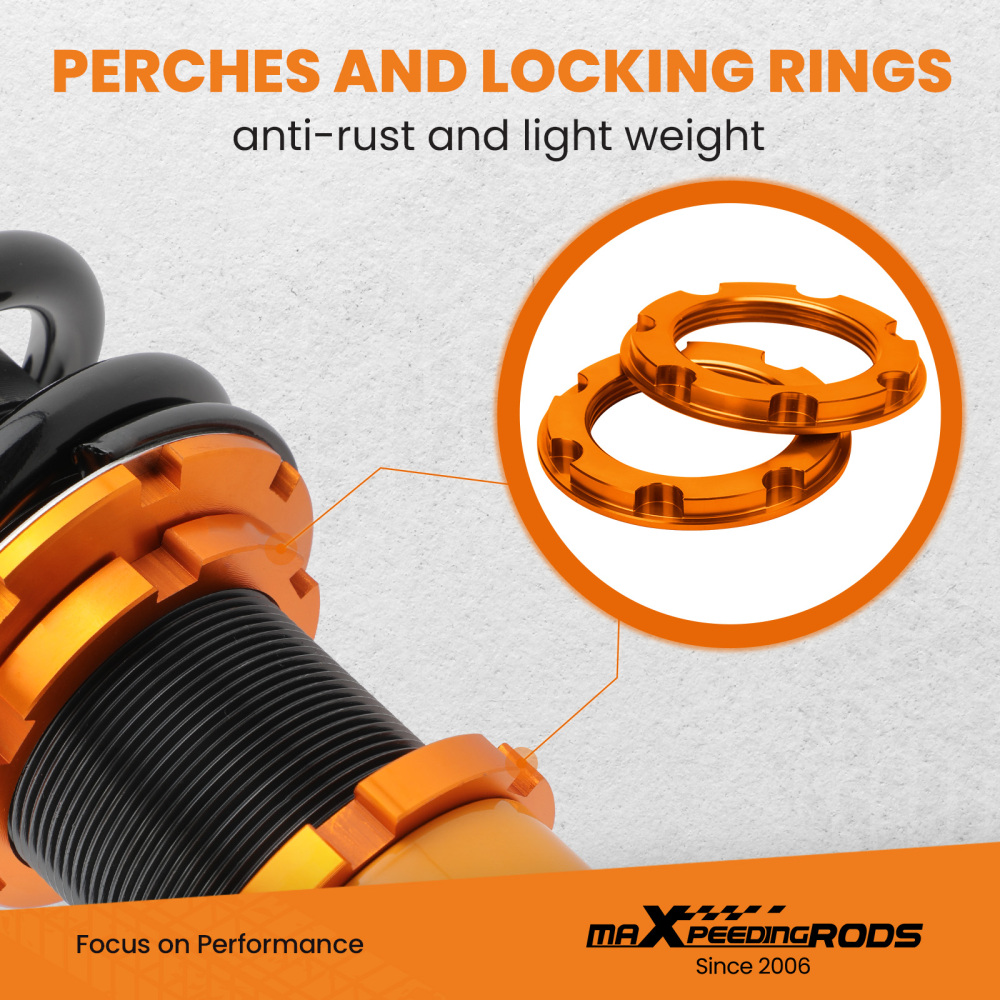 Full Coilovers Kits compatible for Nissan Altima L32A D32 compatible for Nissan maxima coilovers A35 With Camber Plate