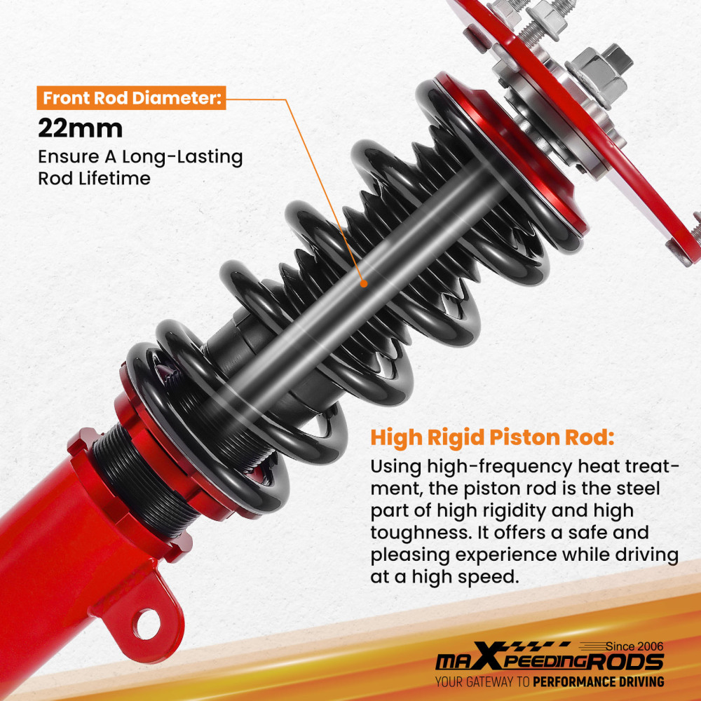 Coilovers Struts Absorbers Lowering Kit compatible for Nissan Altima 07-13, Maxima 09-14