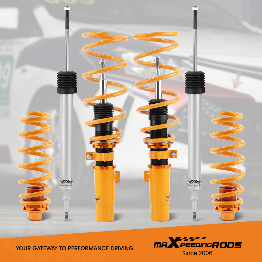 FrontRear Coilover Suspension Kit w/ StrutsSpring Shock Absorbers Compatible for BMW X1 (E84) Adjustable Suspension Parts