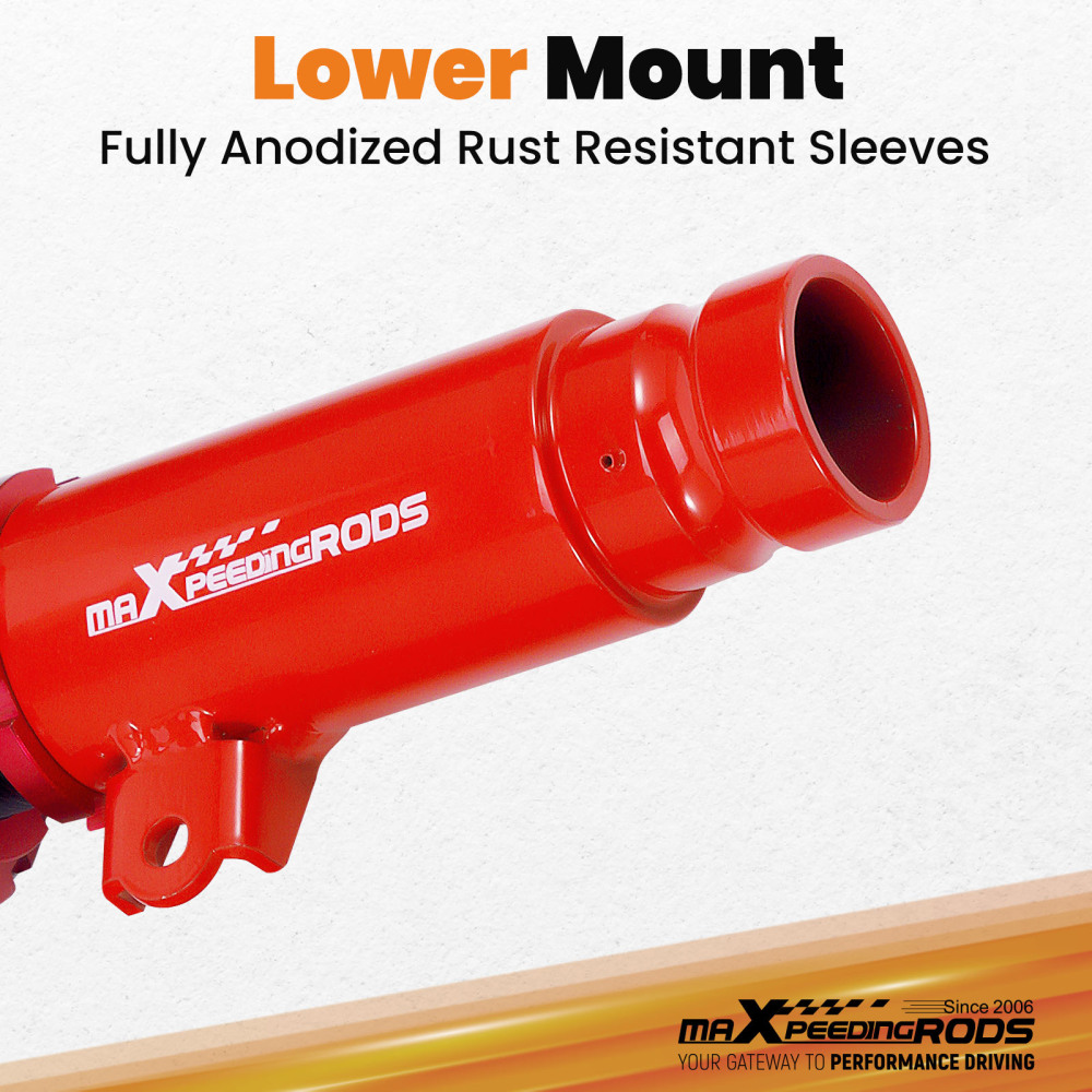 Coilovers Suspension Lowering Kit compatible for Honda Civic hatchback FK 52mm 2017-202