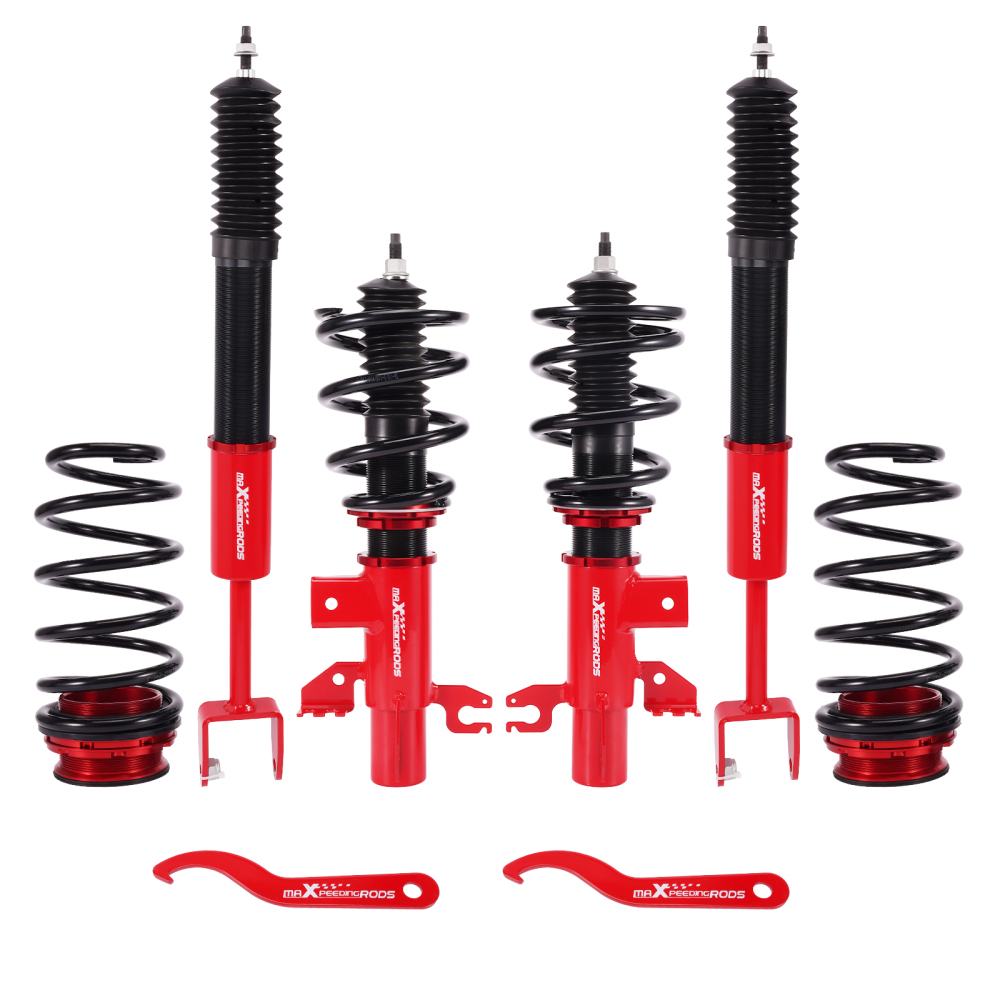 MaXpeedingrods Adjustable Coilover Lowering Shocks Kit compatible for Dodge Dart PF 13-16