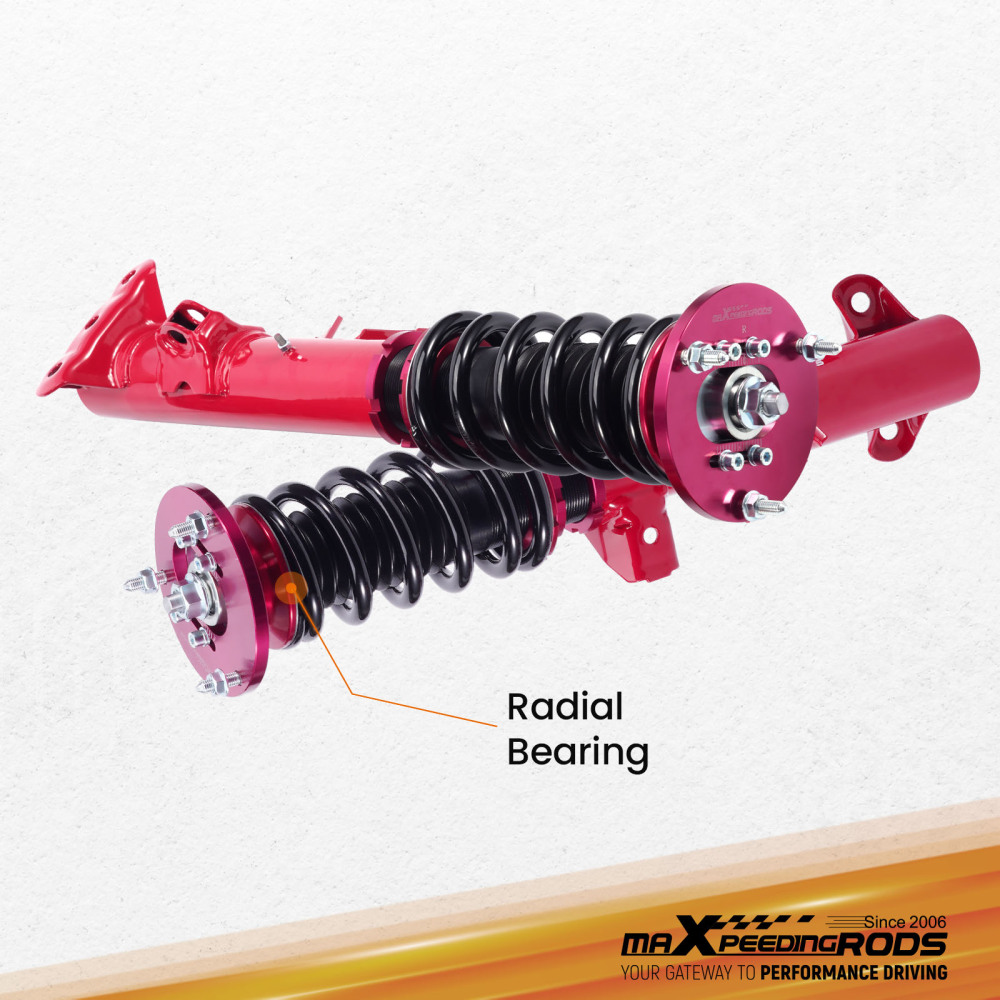 4pcs Adjust Height Coilovers Suspension Kits Shock Absorber compatible for BMW 3 Series 1990-1999 Lowering Kit