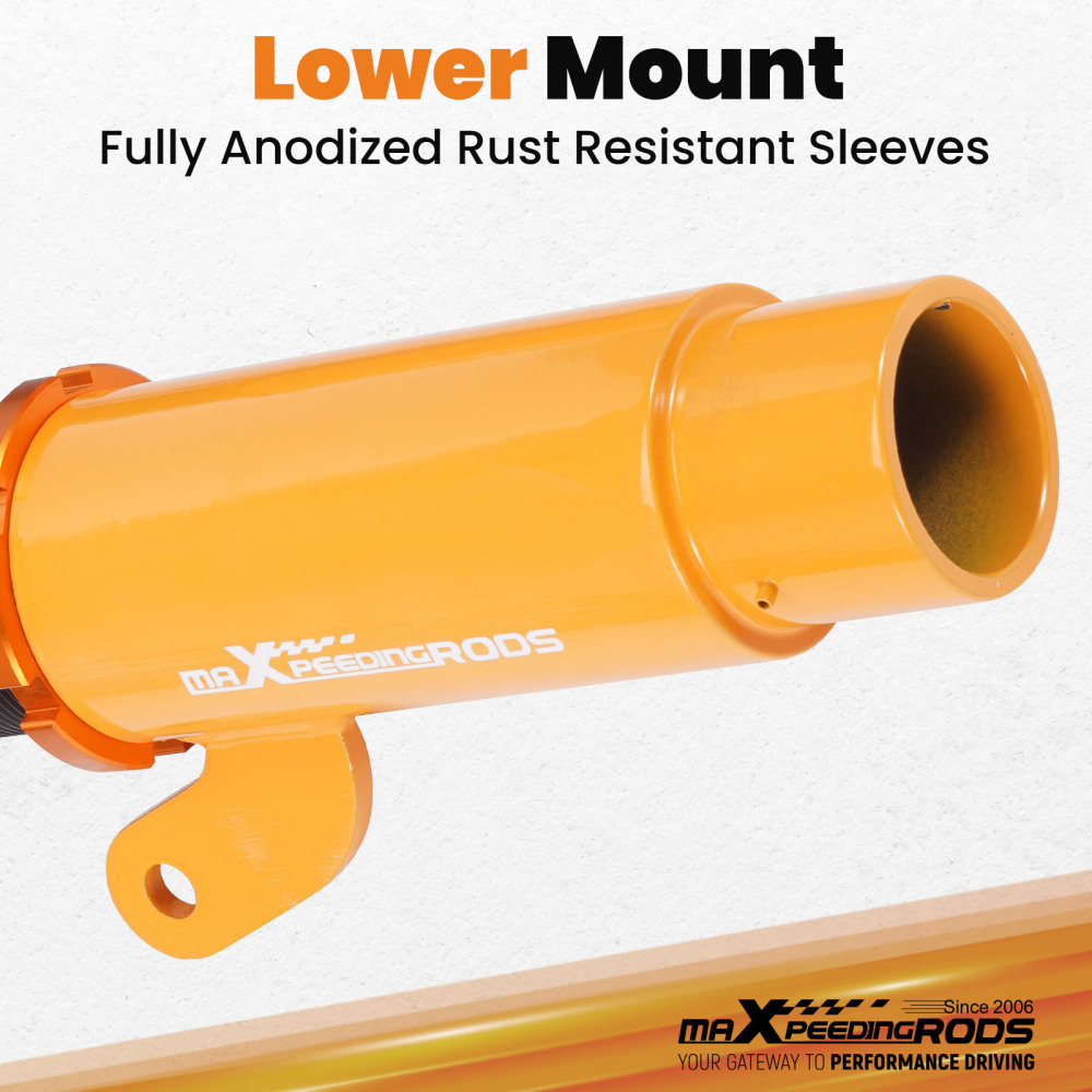Maxpeedingrods Coilover Height Adjustable Absorber Strut Shocks compatible for BMW E46 3 Series 1998-2005