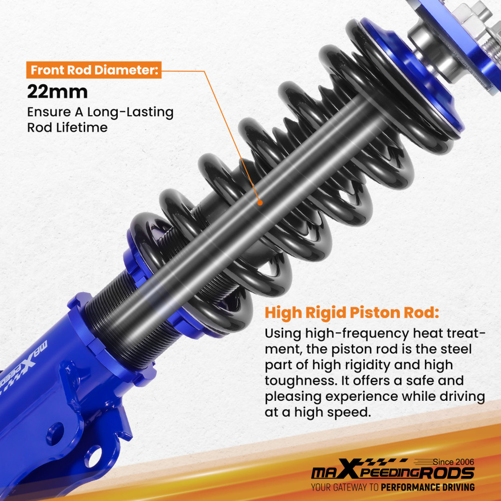 Coilover Suspension Struts compatible for Mitsubishi Lancer EVO 7 8 9 Sedan Coilovers 02-07