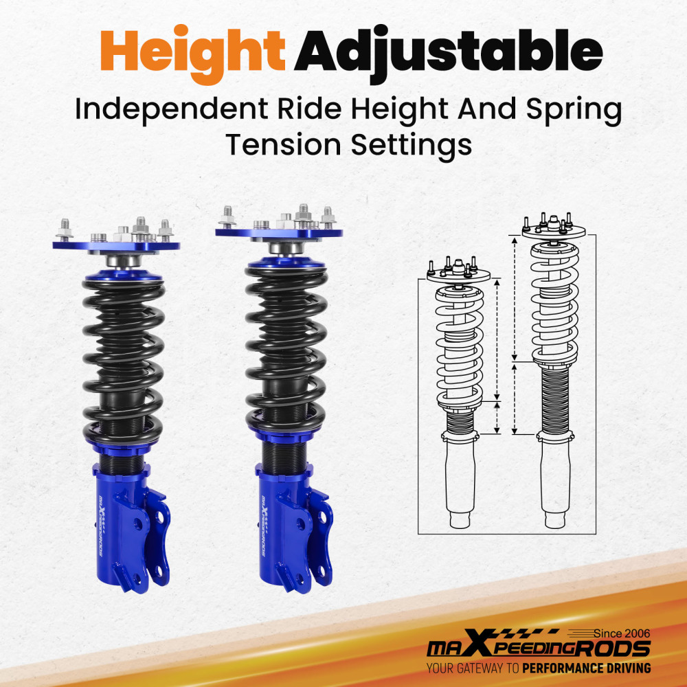 Coilover Suspension Struts compatible for Mitsubishi Lancer EVO 7 8 9 Sedan Coilovers 02-07