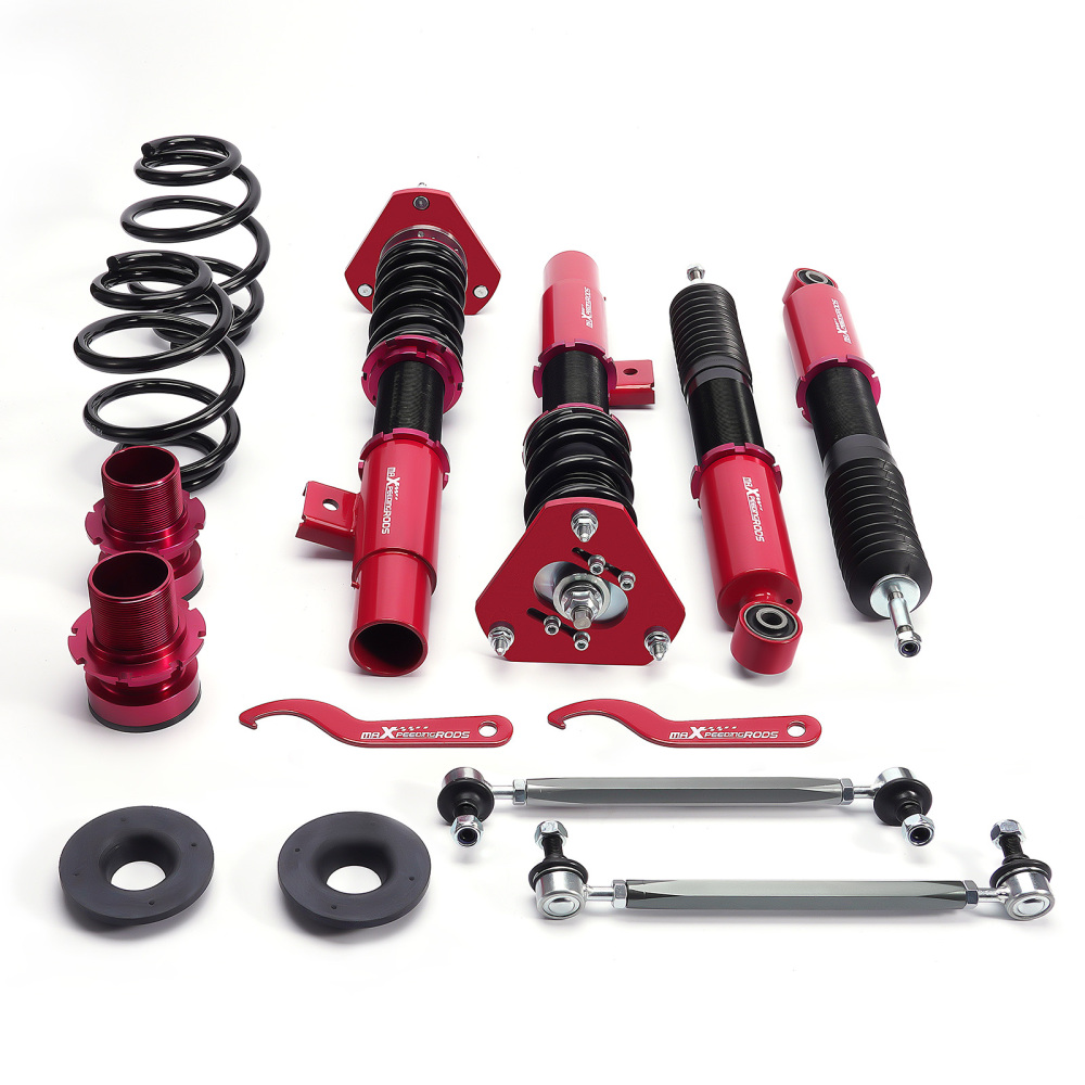 MaXpeedingrods Coilover Shock Suspension Kit compatible for Volkswagen Jetta MK5 MK6 06-17