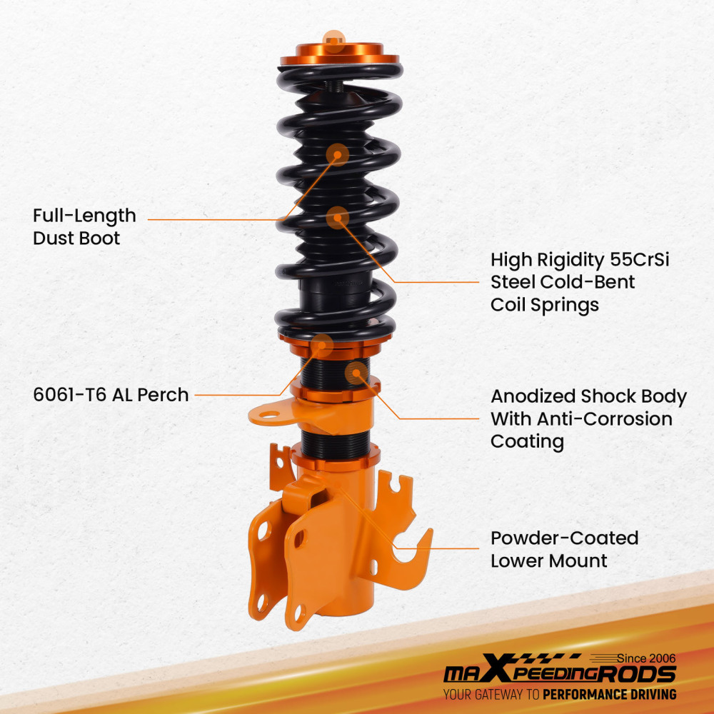 Coilover Suspension compatible for Holden Commodore VT/VX/VY Sedan Wagon Calais 1997-2004