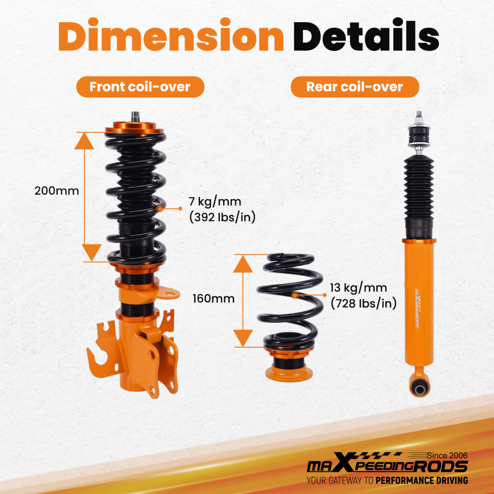 Coilover Suspension compatible for Holden Commodore VT/VX/VY Sedan Wagon Calais 1997-2004