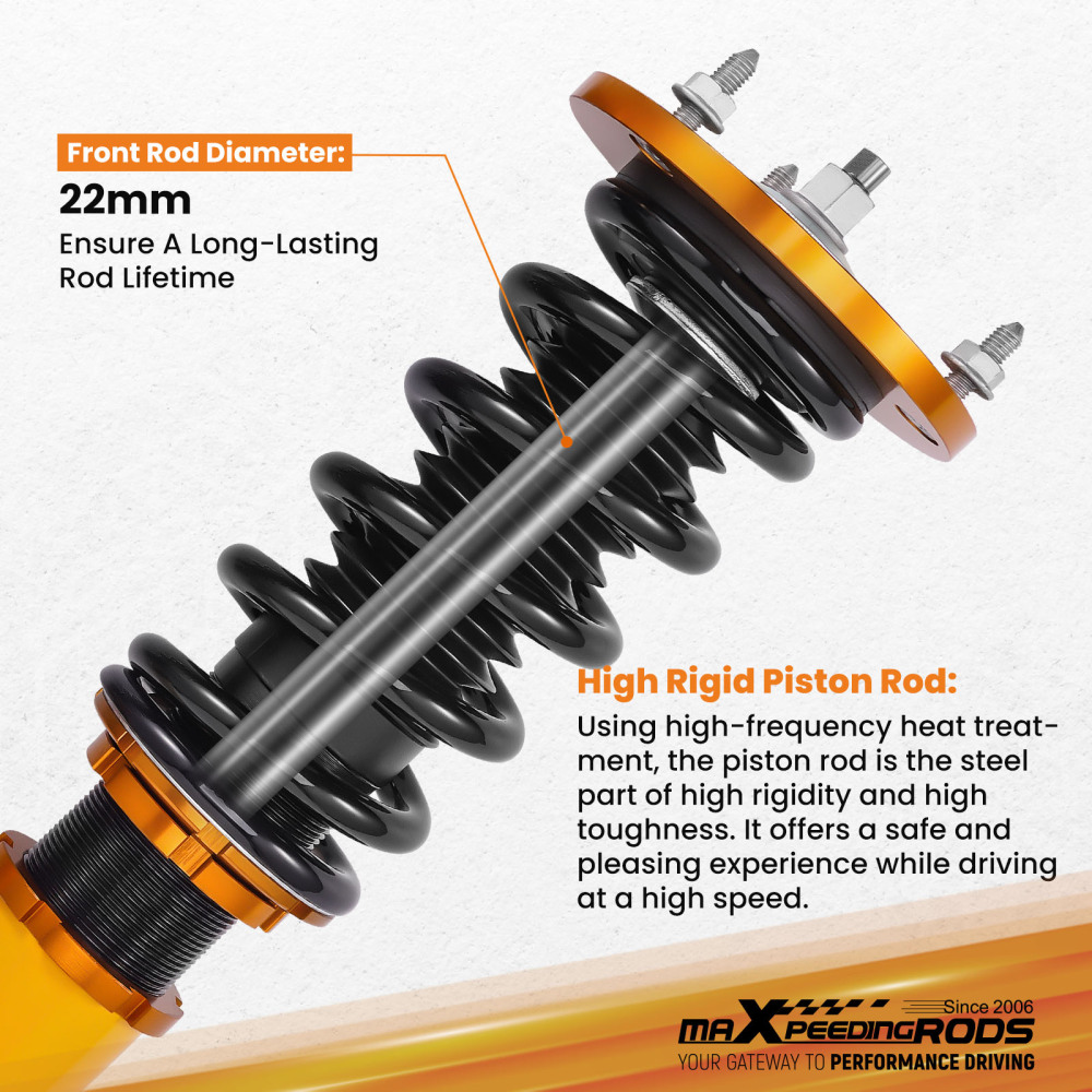 Compatible for Toyota Supra 1993-1998 compatible for Lexus SC300 SC400 92-00 Adj. Height Coilover Kit lowering kit