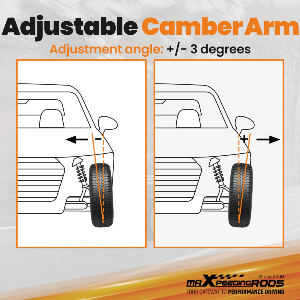 24 Way Damper Coilovers SuspensionControl Arms Kit compatible for Lexus IS300 2001-2005