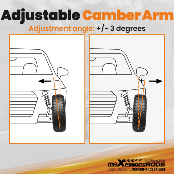 24 Way Damper Coilovers SuspensionControl Arms Kit compatible for Lexus IS300 2001-2005