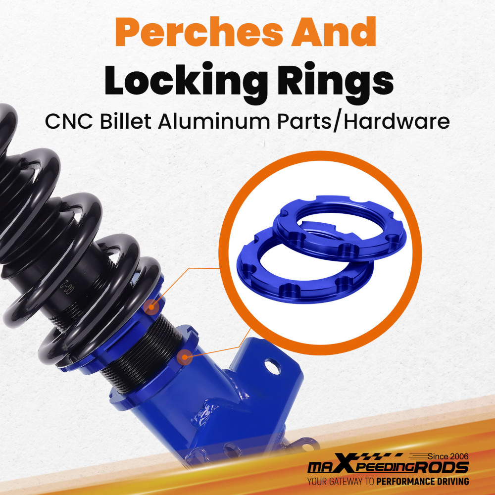 ADJUSTABLE COILOVER SUSPENSION KIT compatible for FORD MUSTANG GT S-197 2005-2014