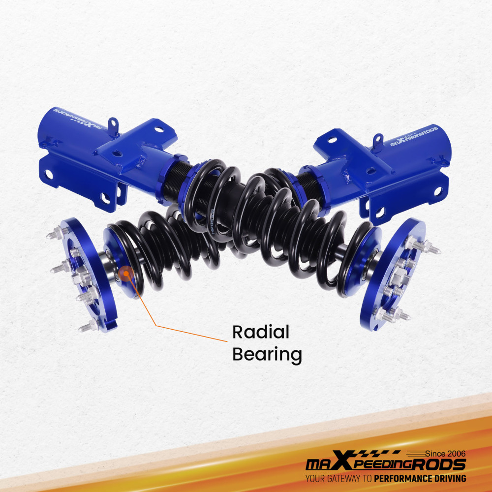 ADJUSTABLE COILOVER SUSPENSION KIT compatible for FORD MUSTANG GT S-197 2005-2014