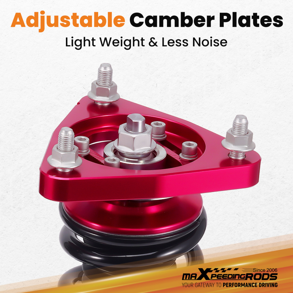 MaXpeedingrods Coilovers Suspension w/ Camber Plates compatible for Ford Mustang 2015-21