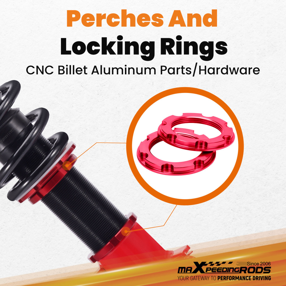 MaXpeedingrods Coilover Shocks Struts Springs Kit compatible for Chevrolet Sonic 2012-2020