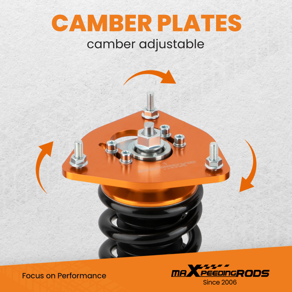 Kit Assetto a Ghiera Ammortizzatori compatibile per Subaru Impreza WRX STI GDB 2002-2007