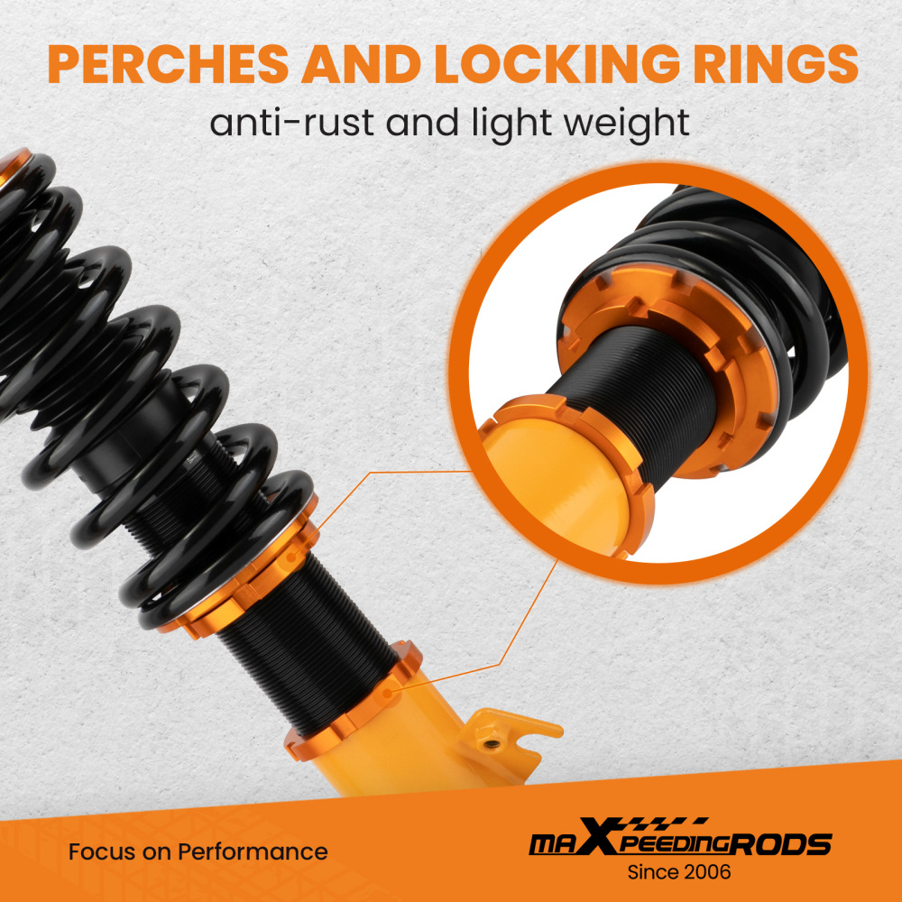 Kit Assetto a Ghiera Ammortizzatori compatibile per Subaru Impreza WRX STI GDB 2002-2007