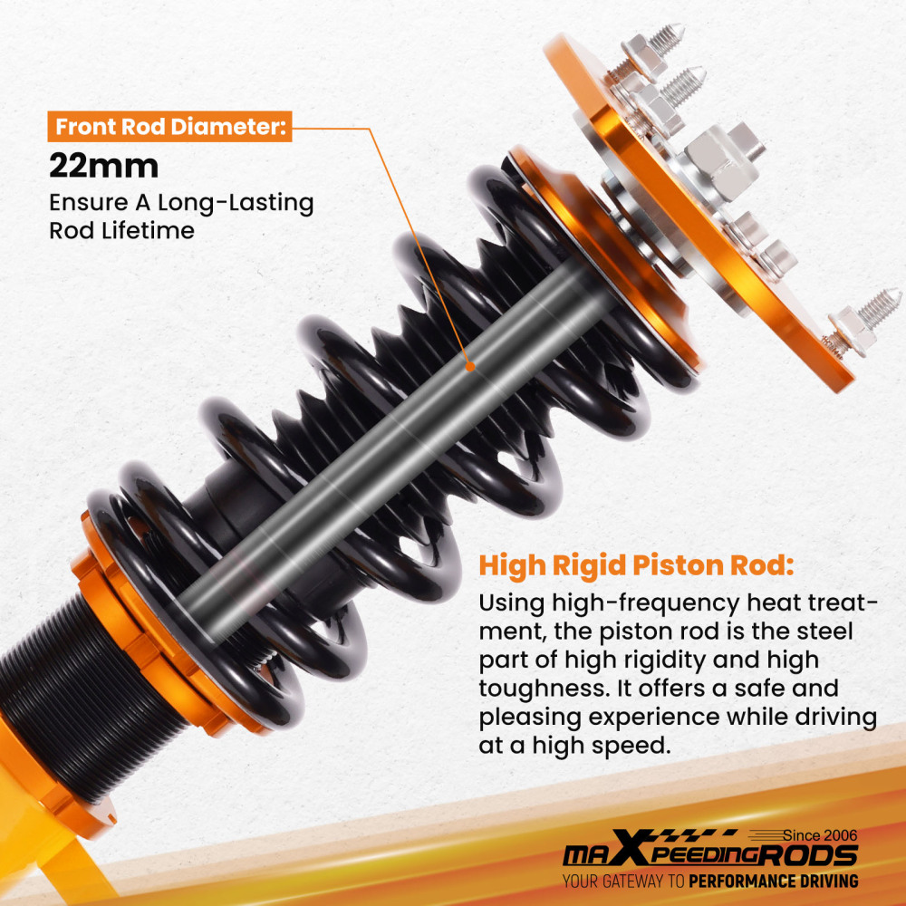 Altezza regolabile Ammortizzatori Sospensione Kit compatibile per Toyota Corolla E90 E10 E11 Lowering Kit