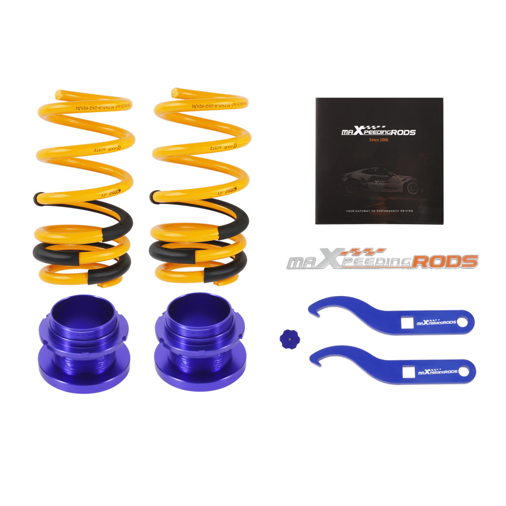 24 Way Damper Coilovers Strut Kit w/ EIBACH Springs compatible for Tesla model 3 2017+ AWD