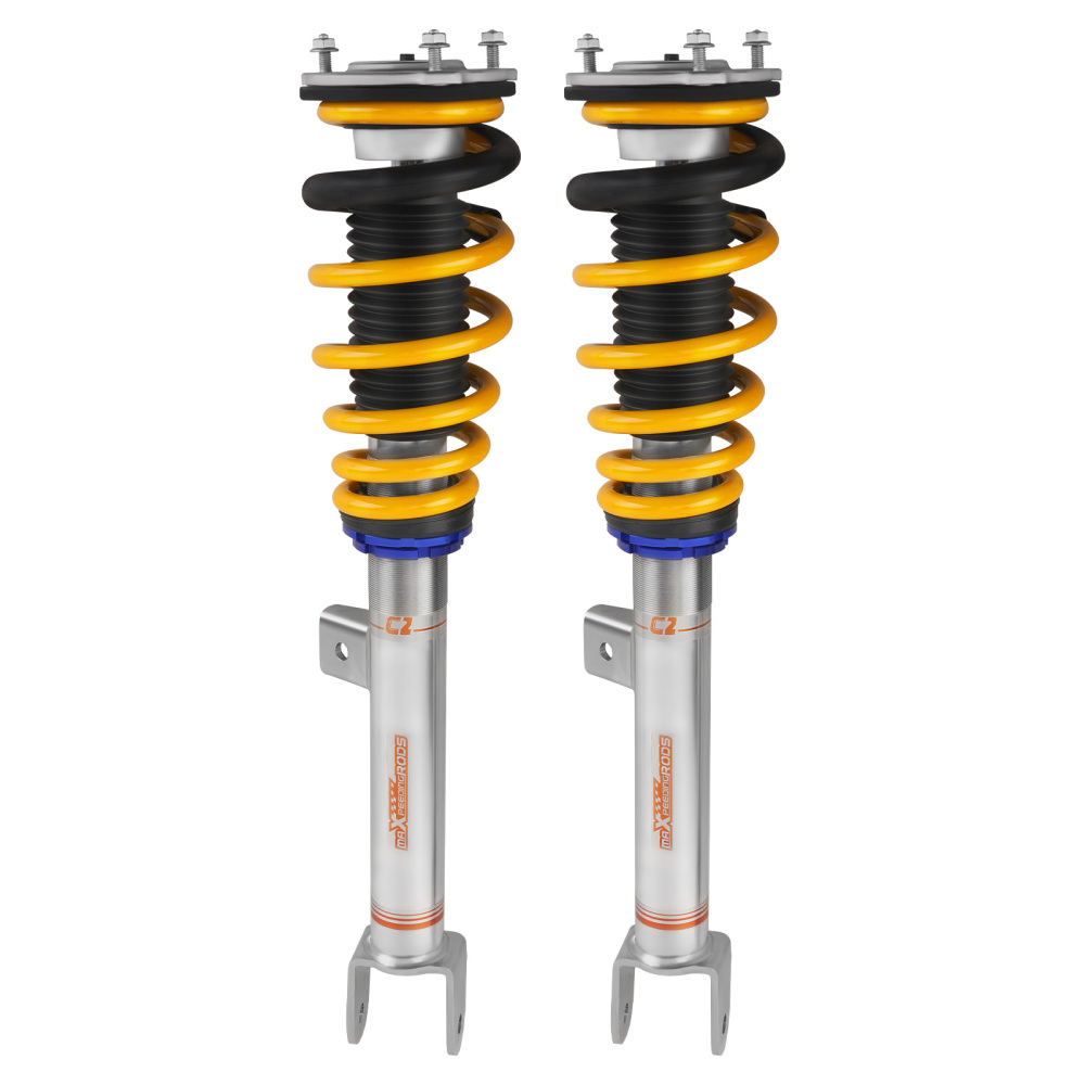 24 Step Damper Coilovers Strut Kit w/ EIBACH Springs compatible for Tesla model 3 2017+ RWD